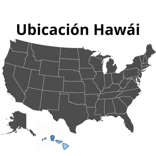 Ubicación Hawái