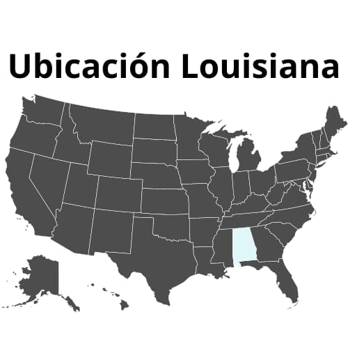 Ubicación Louisiana