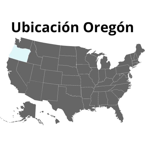 Ubicación Oregón